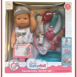 MUÑECA BABYDOLL DOCTOR SET LALELU