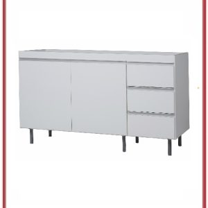 BAJO MESADA ARCO ALUMINIO 1.40mts