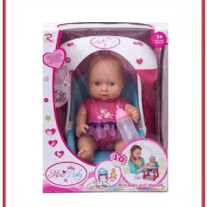 MUÑECA BABY DOLL PLAYSET CON COCHECITO LALELU